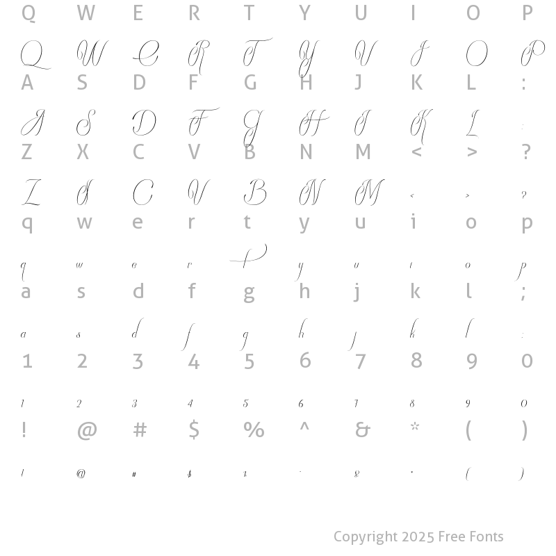 Character Map of wogtasiye Regular
