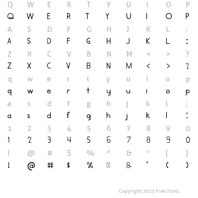 Character Map of Wolf Rubeus Sans