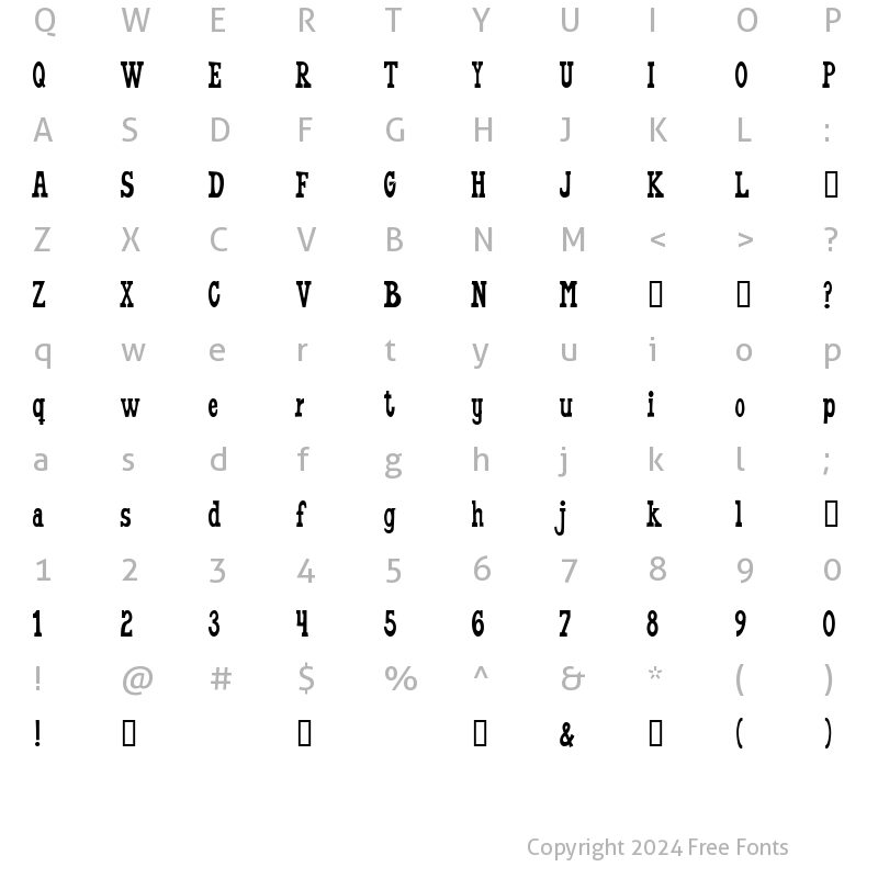 Character Map of WorldsFinest Normal