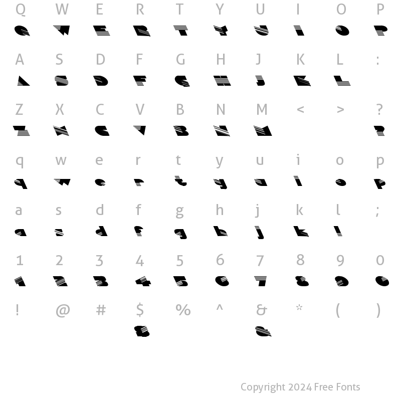 Character Map of Your Face 1 Regular