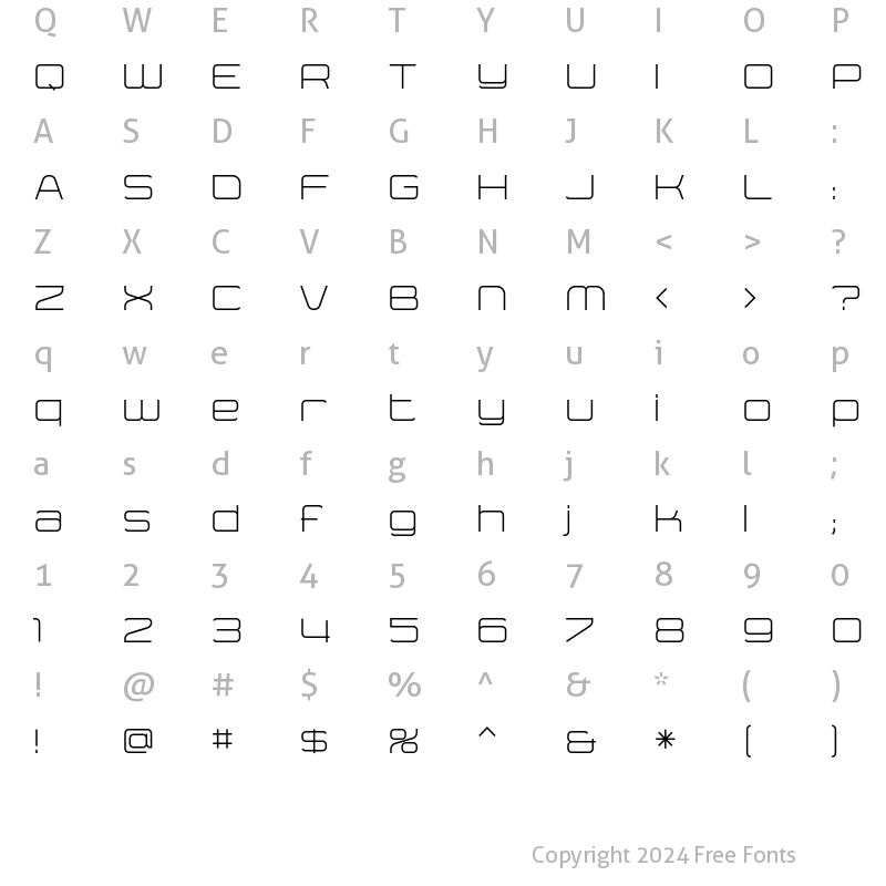 Character Map of Yumi Normal