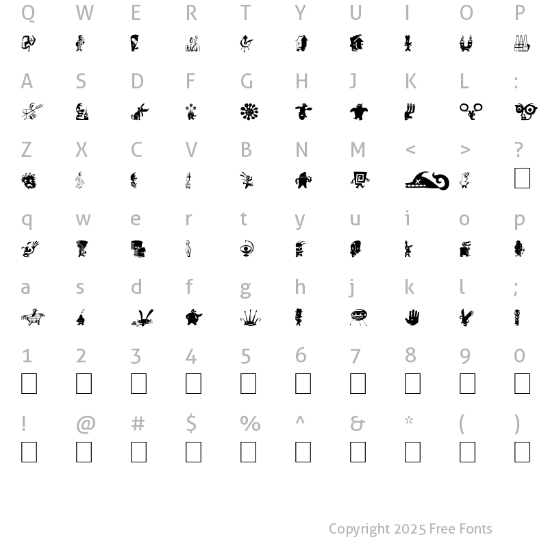 Character Map of ZeitGuys Medium