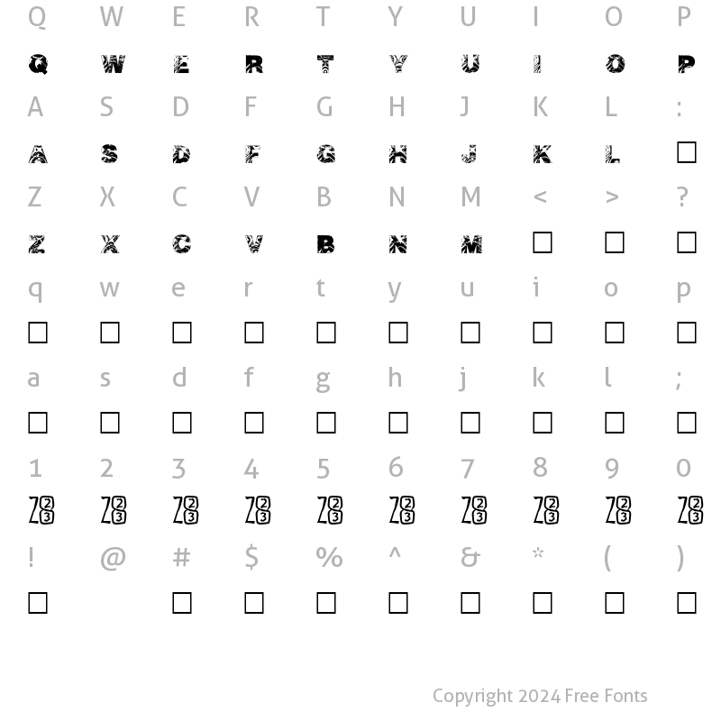 Character Map of Zone23_Asunder Z23