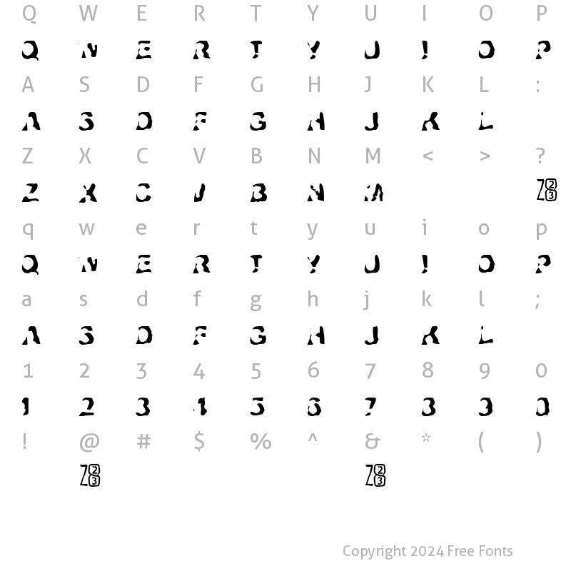 Character Map of Zone23_ayahuasca Normal