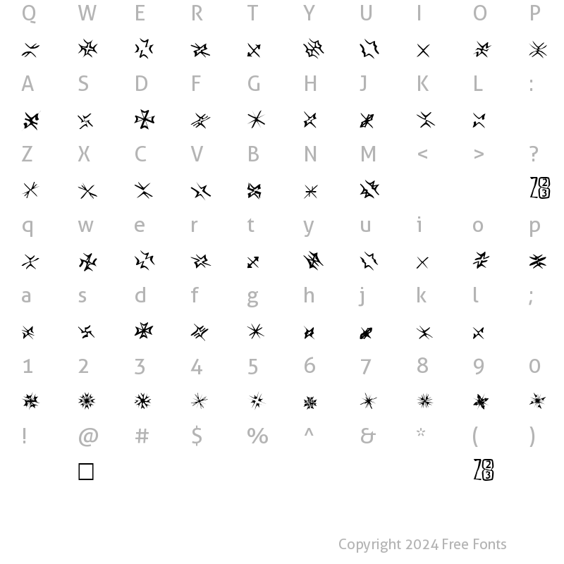 Character Map of Zone23_foopy3 Normal